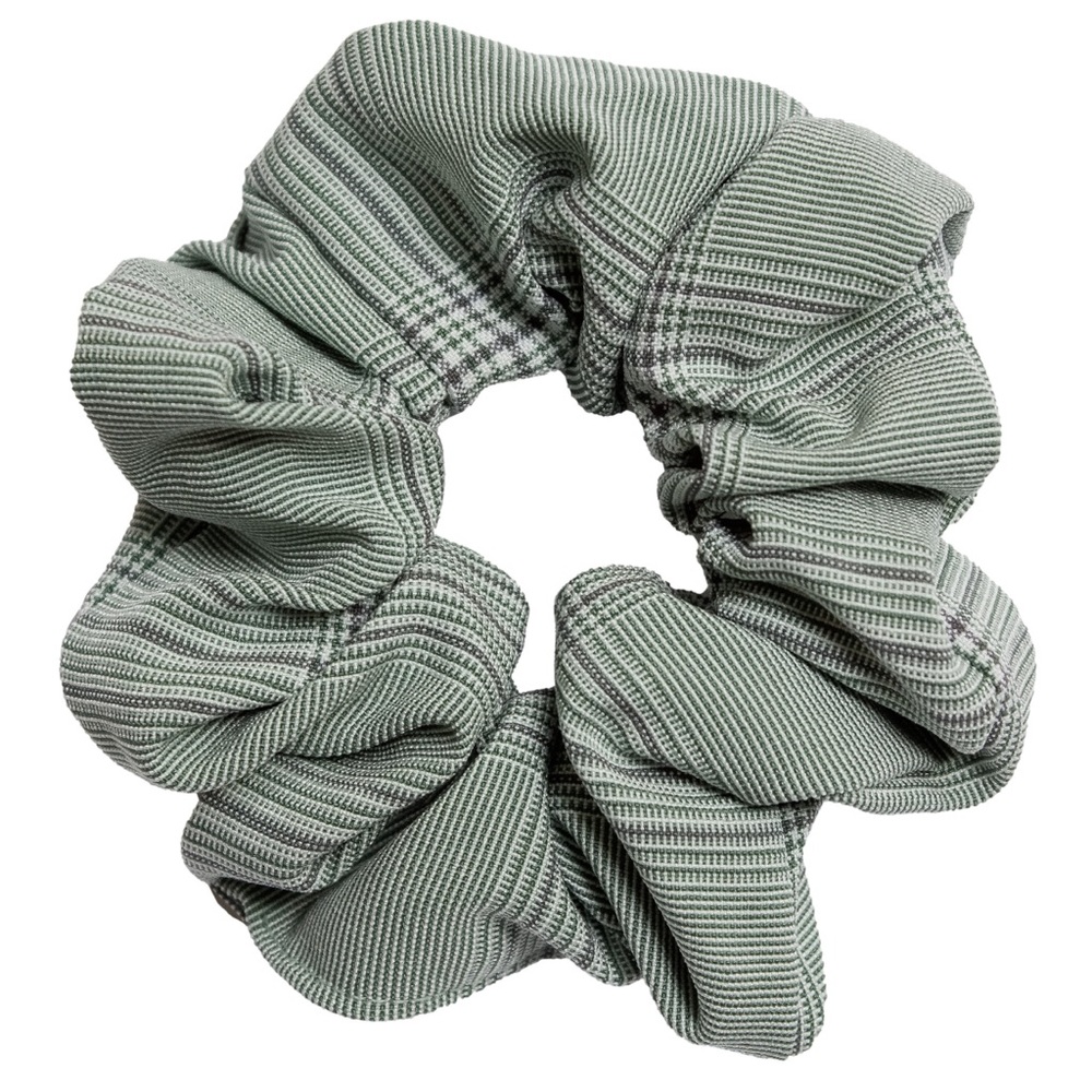 Green Plaid Scrunchie - Picture 1 of 1